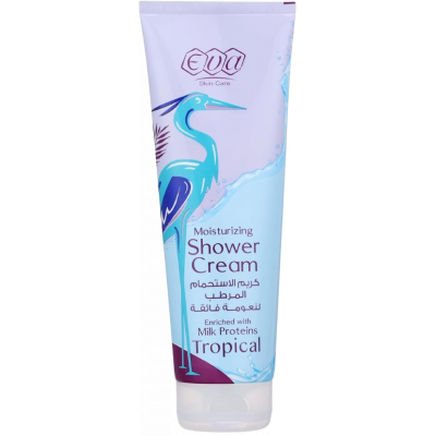 EVA SKIN CARE TROPICAL MOISTURIZING SHOWER CREAM ENRICHED WITH MILK PROTEINS 250 ML